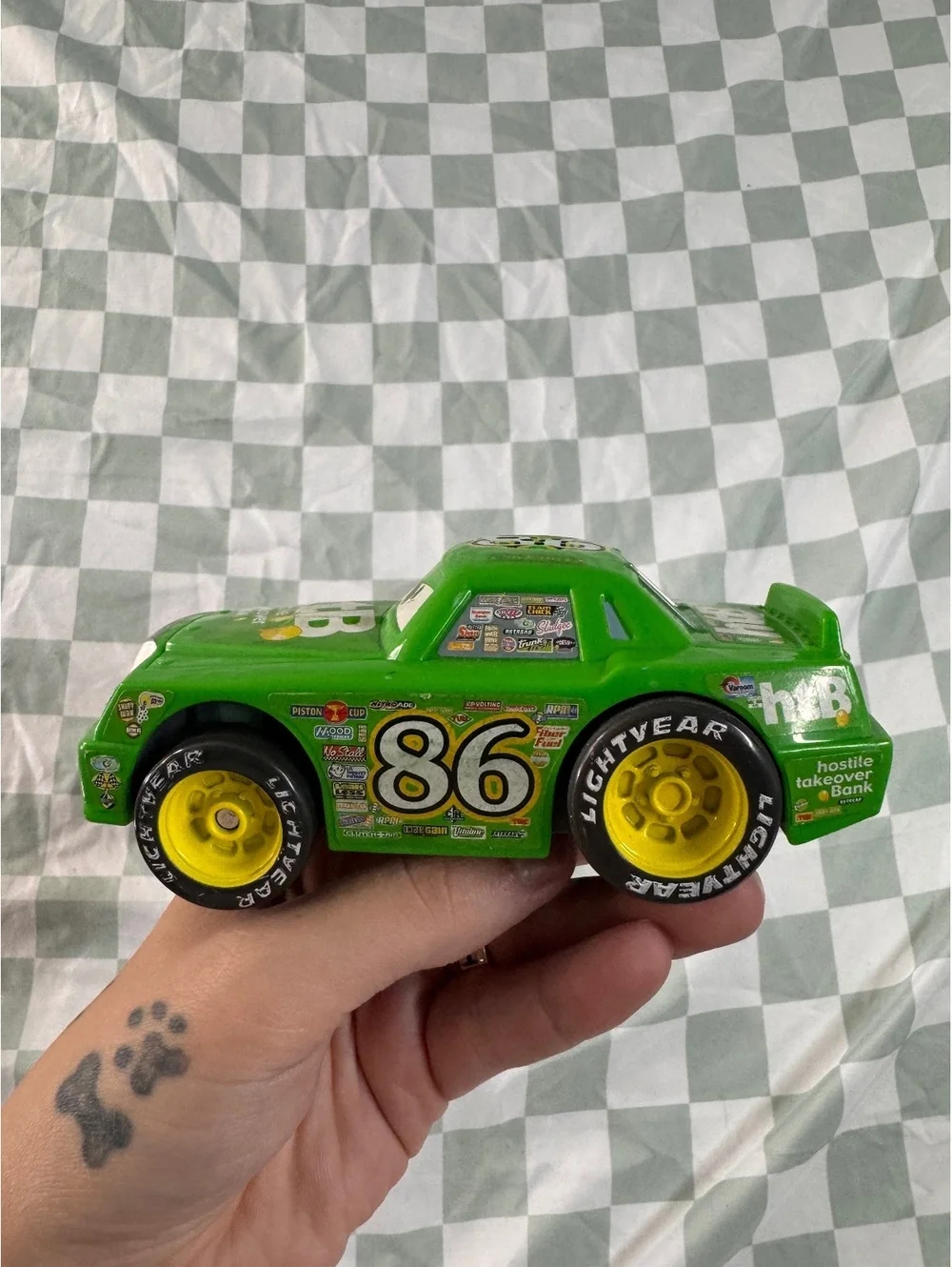 Disney Pixar Cars Chick Hicks Green Talking Car Toy